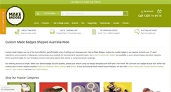 Desktop Screenshot of makebadges.com.au